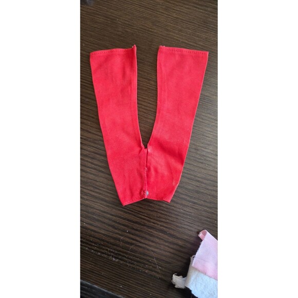 Vintage 1970s / 80s Barbie? Clone Mod Fashion Doll Pants Bottoms Red Flare Retro - Picture 3 of 5